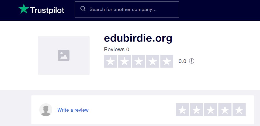 Reviews for EduBirdie on Truspilot.com